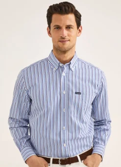 Chemise A Rayures En Popeline