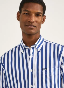 Chemise A Rayures En Popeline