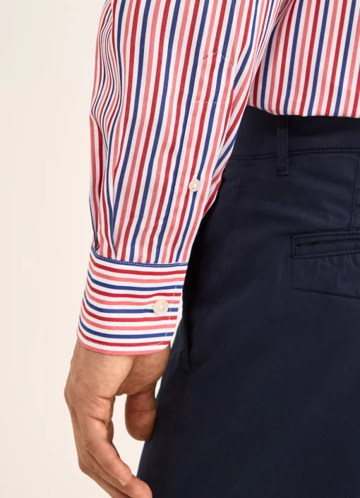 Chemise A Rayures En Popeline