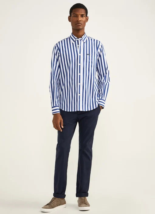 Chemise A Rayures En Popeline