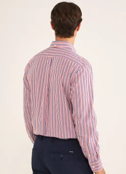 Chemise A Rayures En Popeline