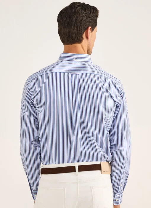 Chemise A Rayures En Popeline