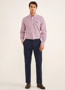Chemise A Rayures En Popeline