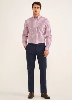 Chemise A Rayures En Popeline