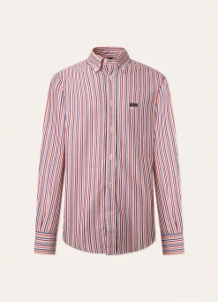 Chemise A Rayures En Popeline