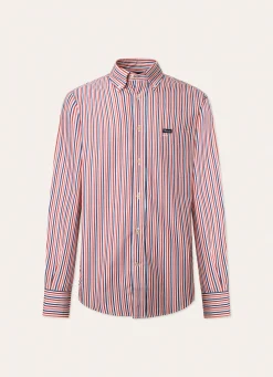 Chemise A Rayures En Popeline