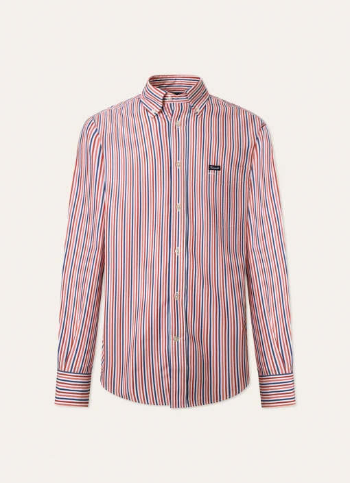 Chemise A Rayures En Popeline
