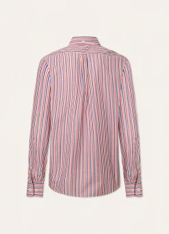 Chemise A Rayures En Popeline