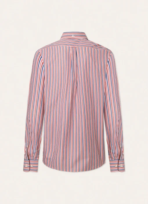 Chemise A Rayures En Popeline