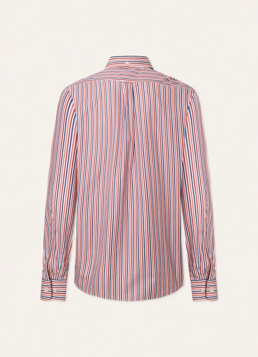 Chemise A Rayures En Popeline