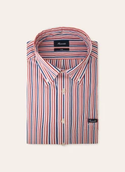 Chemise A Rayures En Popeline