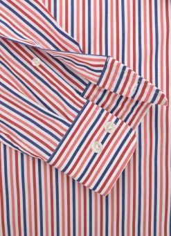 Chemise A Rayures En Popeline