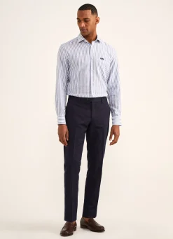 Chemise A Rayures En Serge