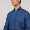 Chemise Chambray A Manches Longues