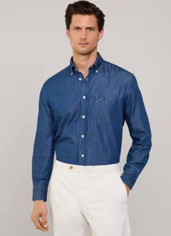 Chemise Chambray A Manches Longues