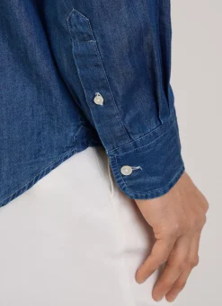 Chemise Chambray A Manches Longues
