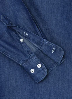 Chemise Chambray A Manches Longues