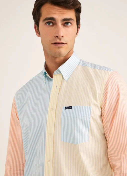 Chemise Color Block