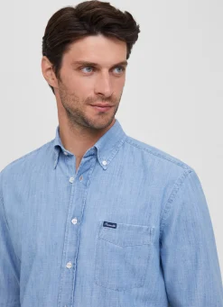 Chemise En Denim Delave
