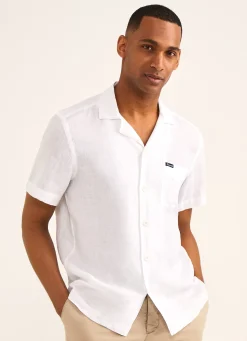 Chemise En Lin A Col Camp