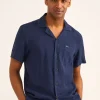Chemise En Lin A Col Camp