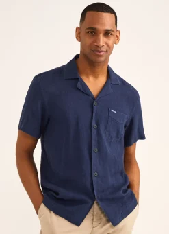 Chemise En Lin A Col Camp