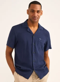 Chemise En Lin A Col Camp
