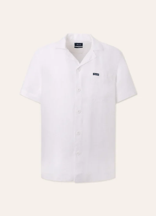 Chemise En Lin A Col Camp