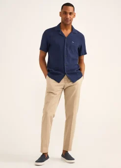Chemise En Lin A Col Camp