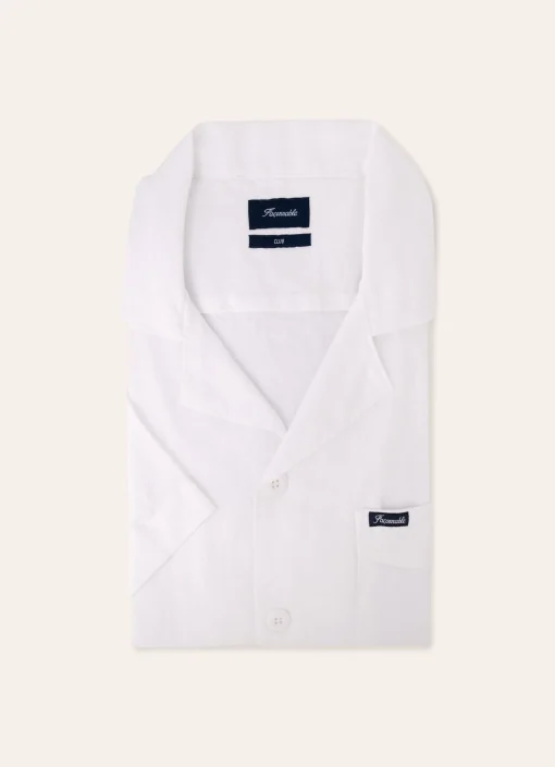 Chemise En Lin A Col Camp