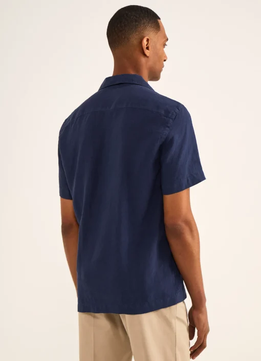 Chemise En Lin A Col Camp