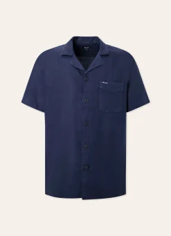 Chemise En Lin A Col Camp