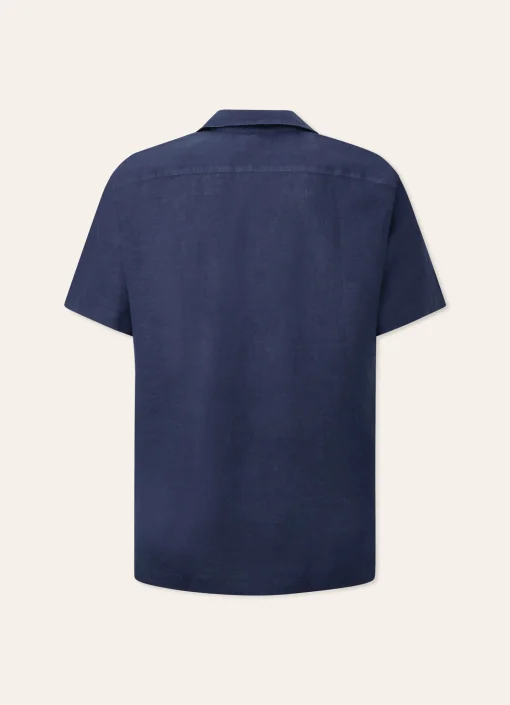 Chemise En Lin A Col Camp