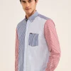 Chemise En Patchwork A Rayures
