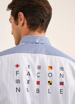 Chemise En Patchwork A Rayures