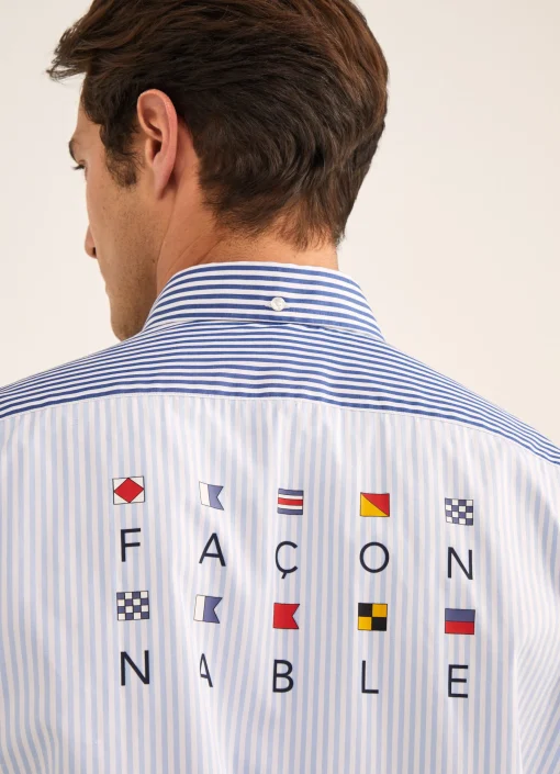 Chemise En Patchwork A Rayures