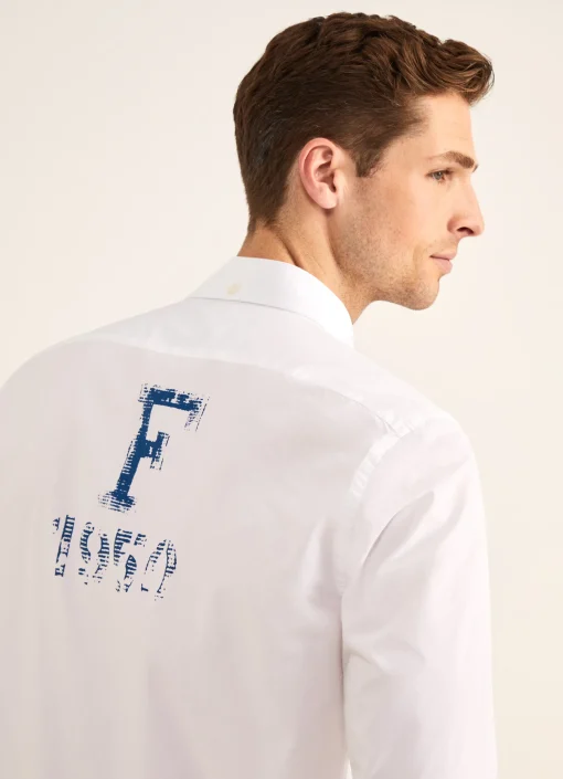 Chemise En Popeline De Coton