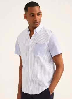 Chemise En Seersucker De Coton