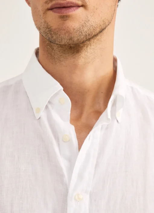 Chemise Imprimee En Lin