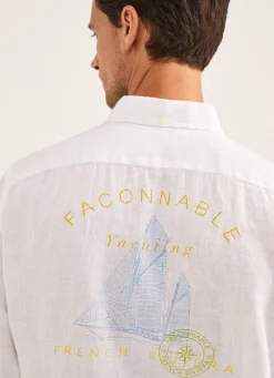 Chemise Imprimee En Lin