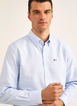 Chemise Oxford A Rayures