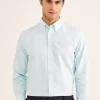 Chemise Oxford A Rayures