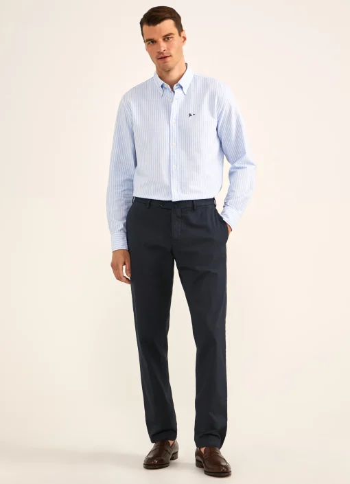 Chemise Oxford A Rayures