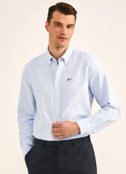 Chemise Oxford A Rayures