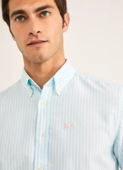 Chemise Oxford A Rayures