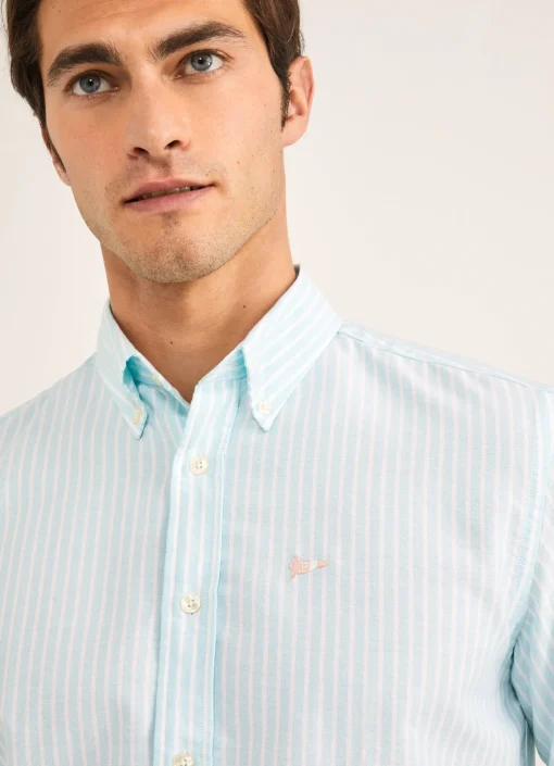 Chemise Oxford A Rayures