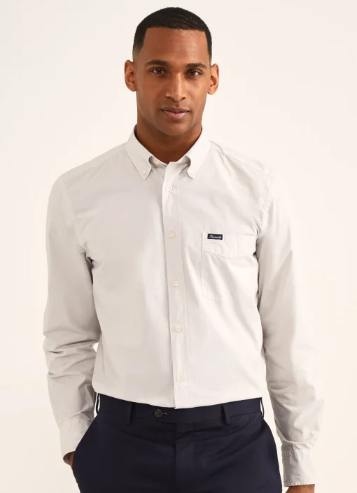 Chemise Unie En Coton