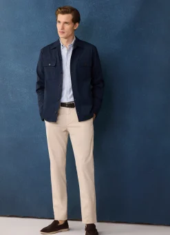 Chino En Serge De Coton