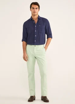 Chino En Serge De Coton