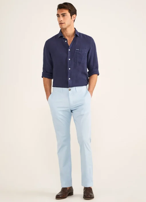 Chino En Serge De Coton